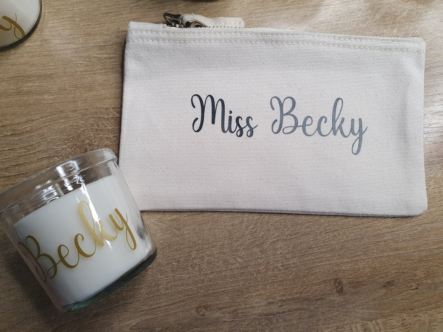 Personalised pencil cases (gift set)