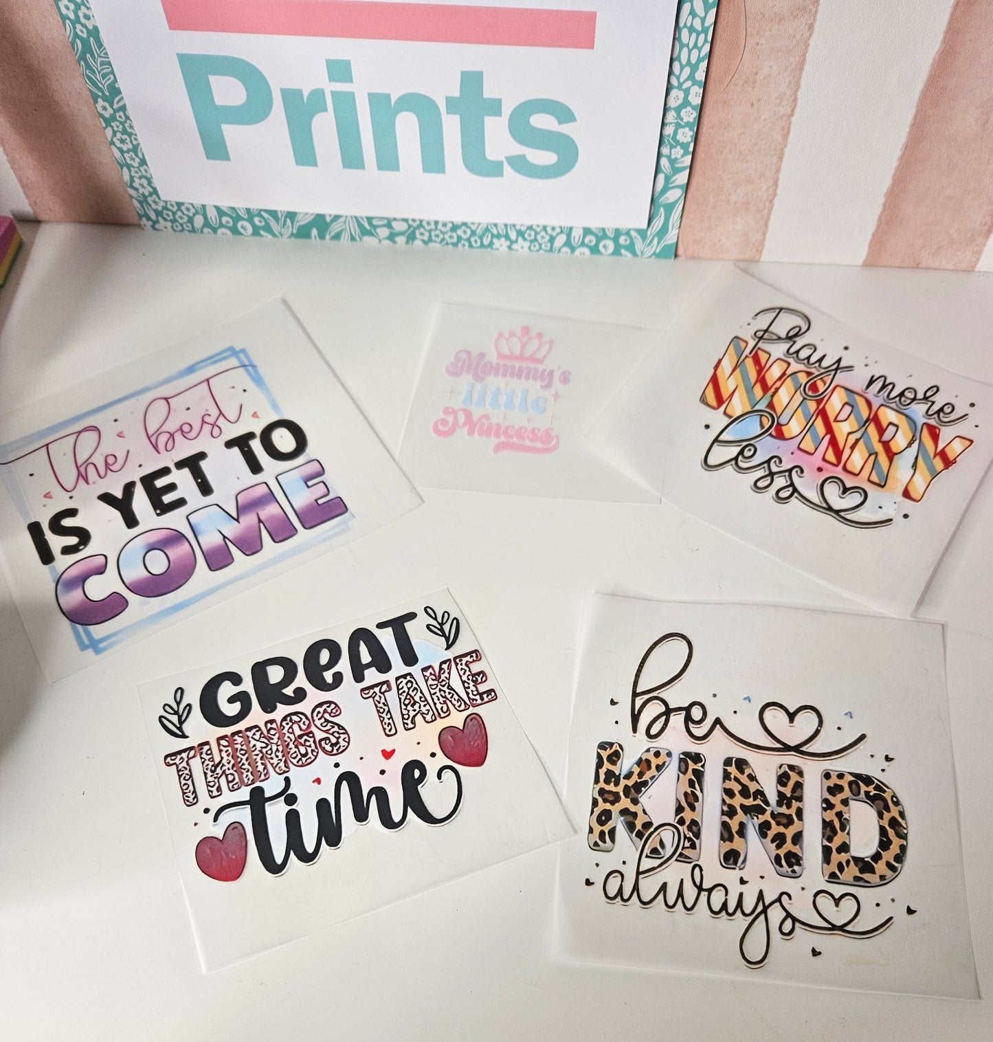 Affirmations: Positive mindset DIY prints at home