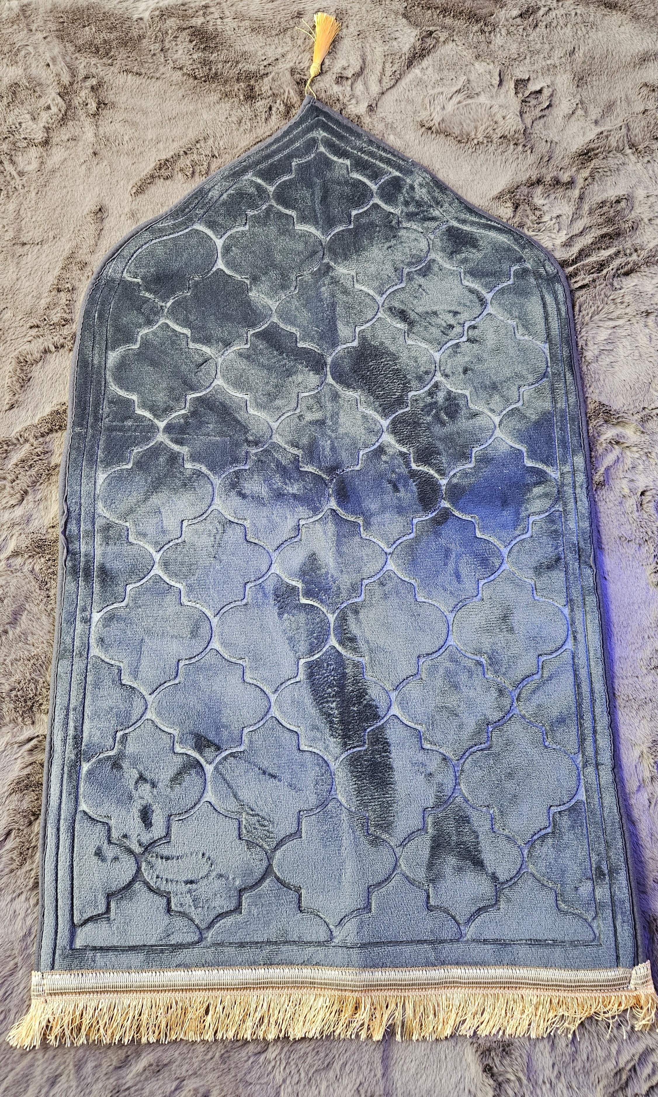 Prayer mat grey