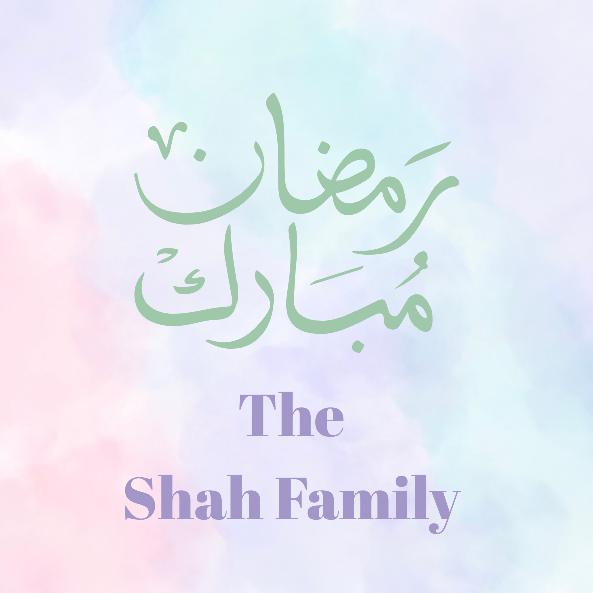 Ramadan Mubarak stickers pastel