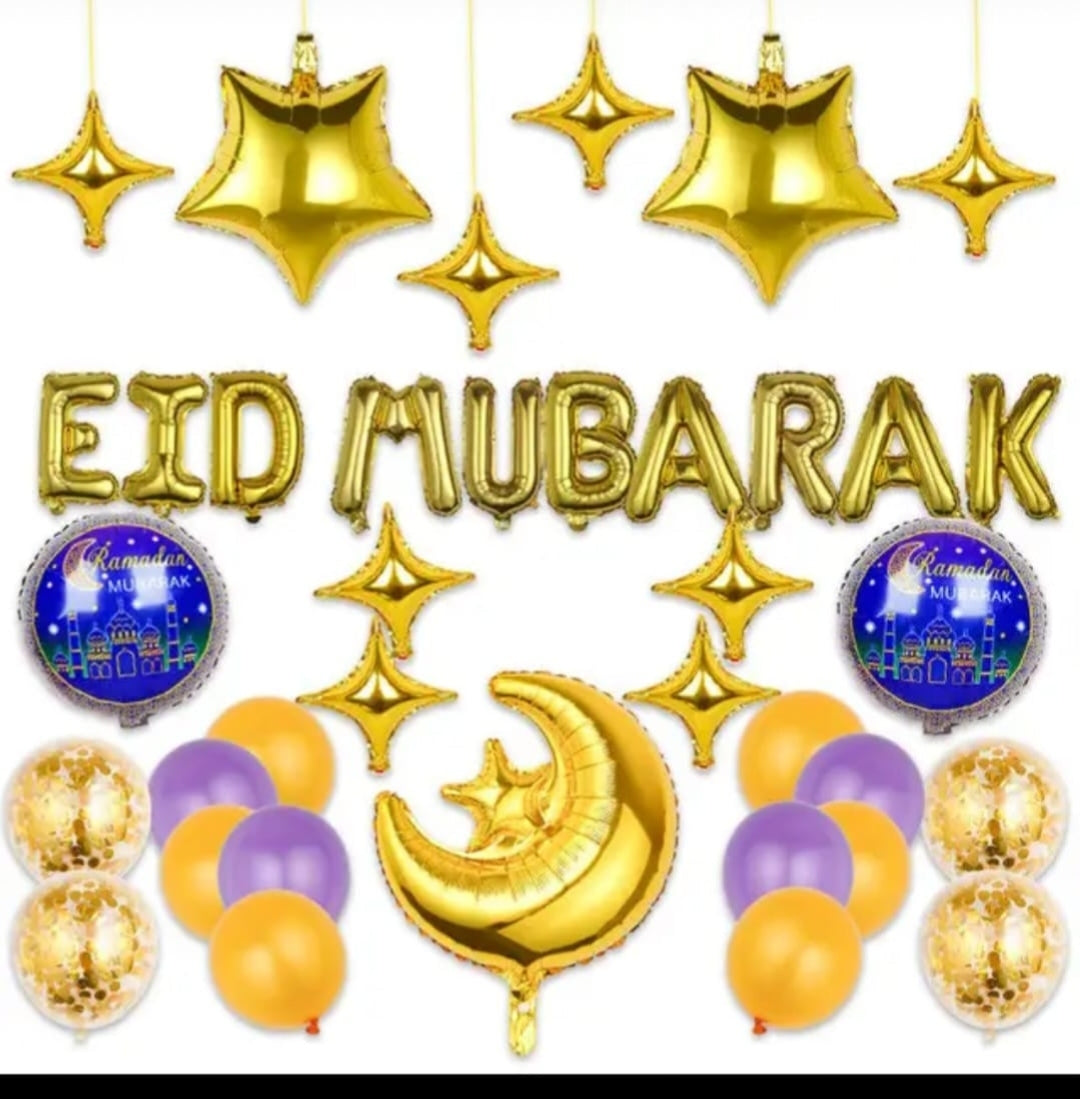 Eid Mubarak decorations
