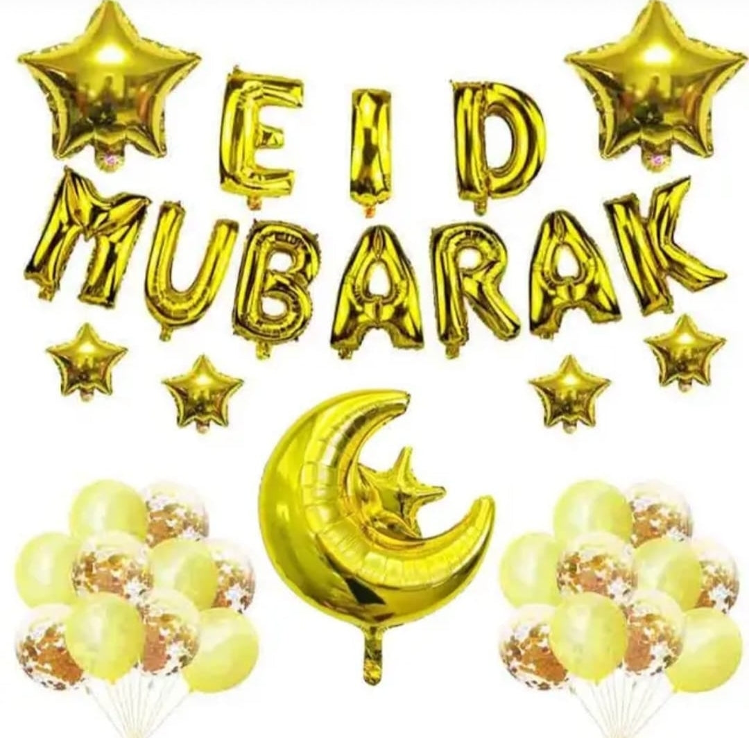 Eid Mubarak decorations