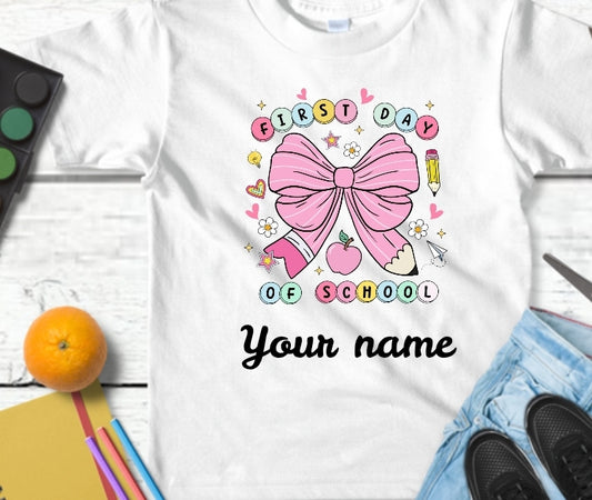 First day at nursery t shirt