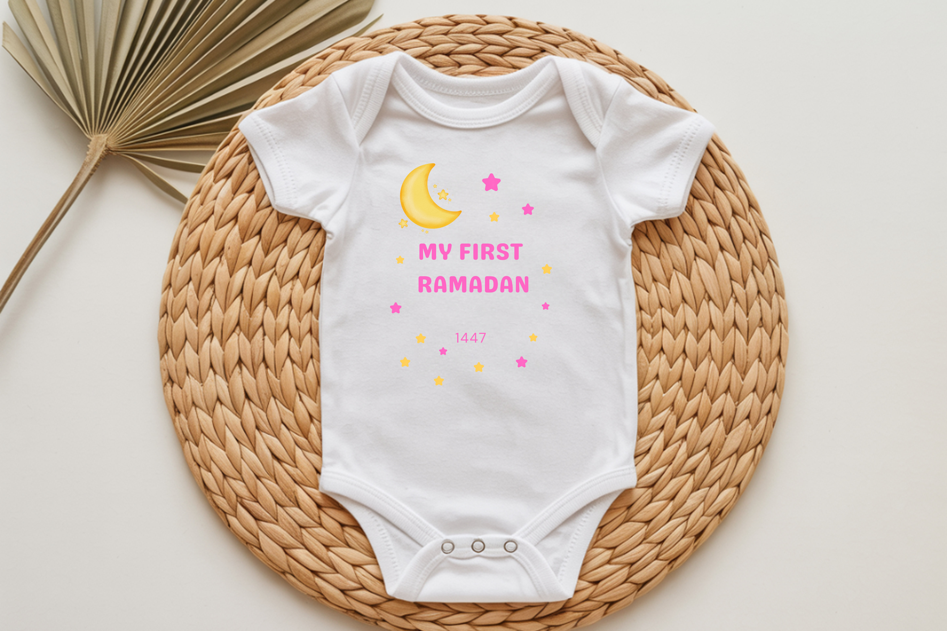 My first Ramadan girls baby vest