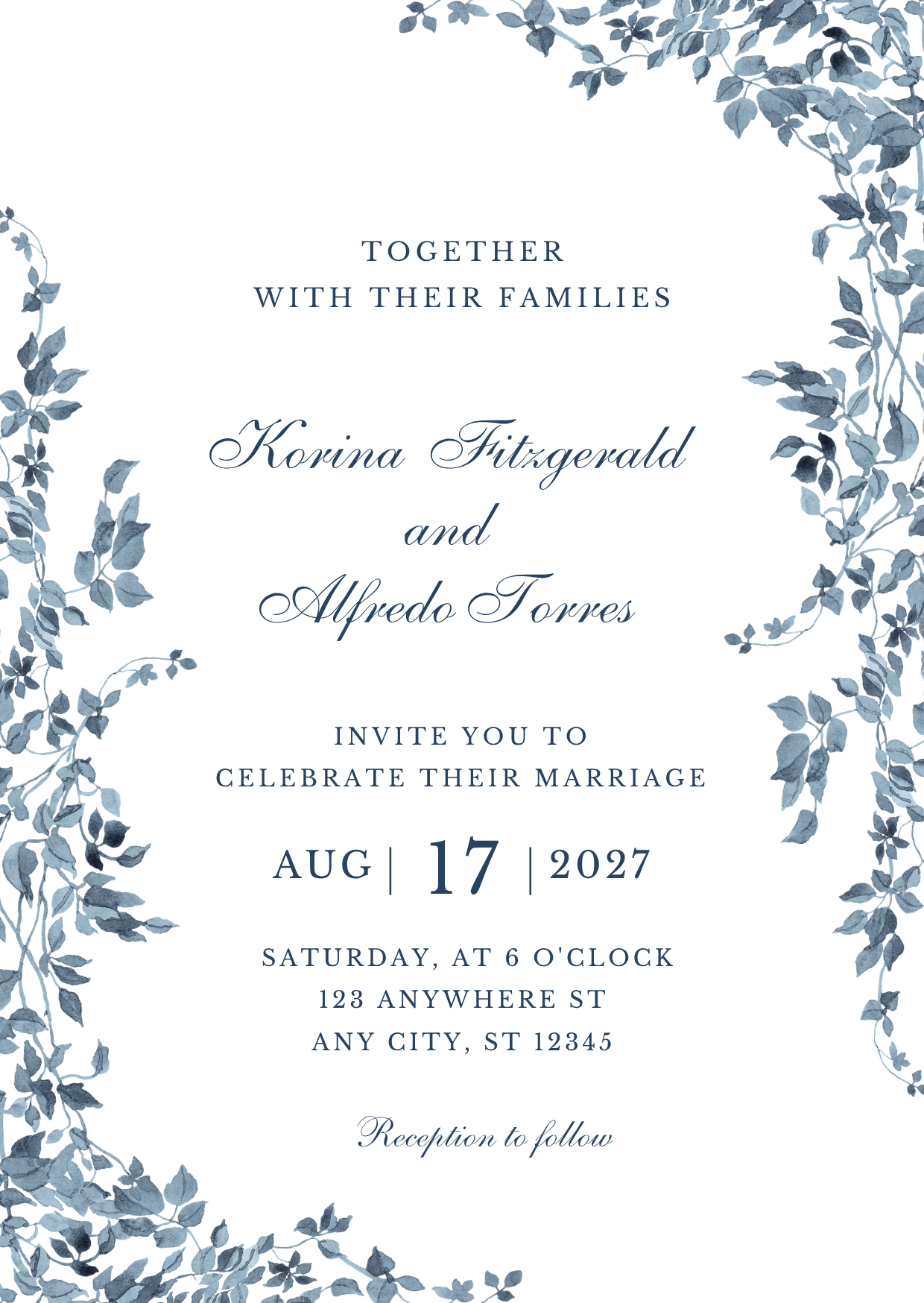 Invitations-blue