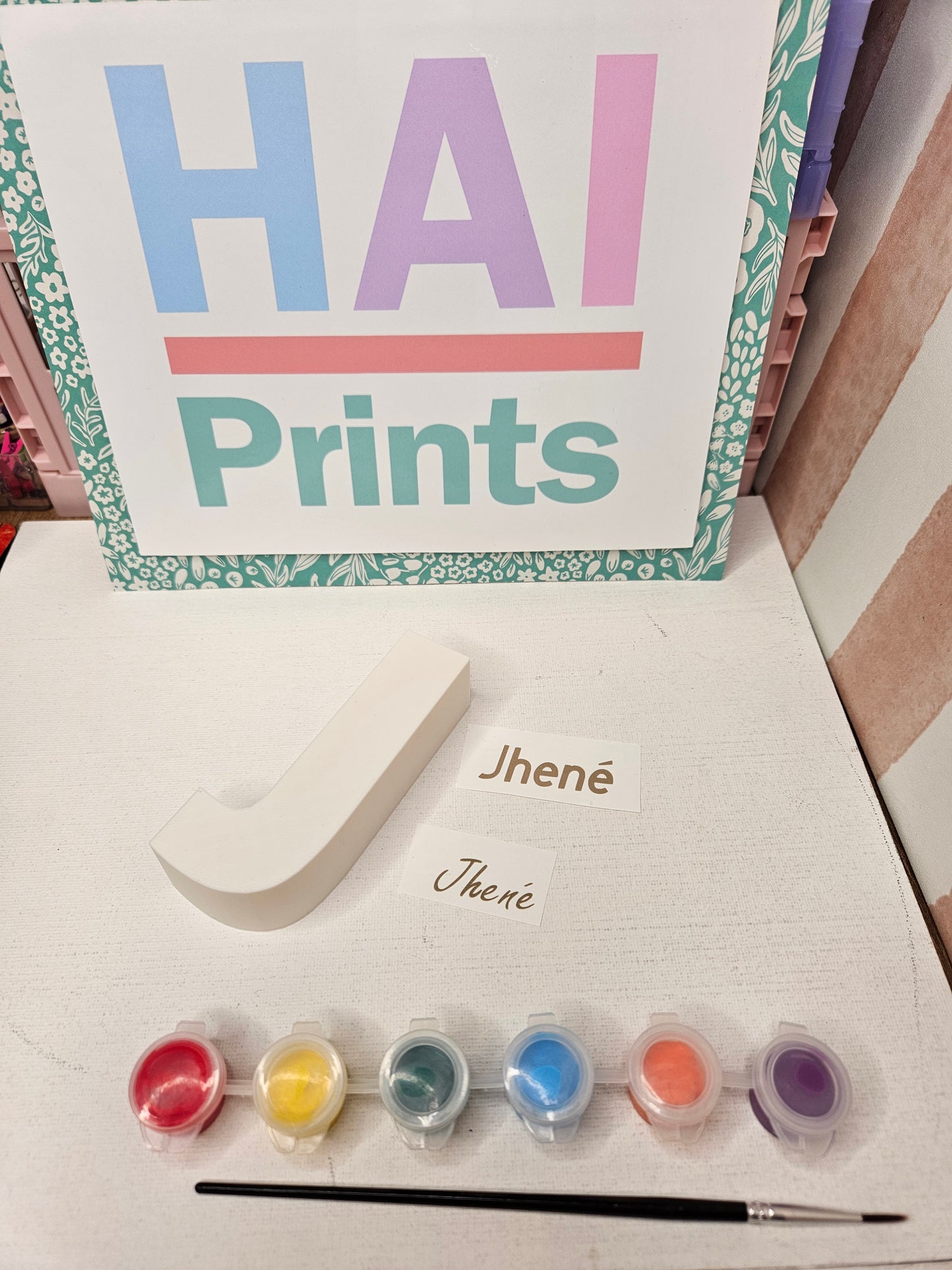 Paint your own initial