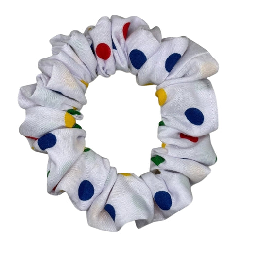 Children In need inspired polka dot scrunchie