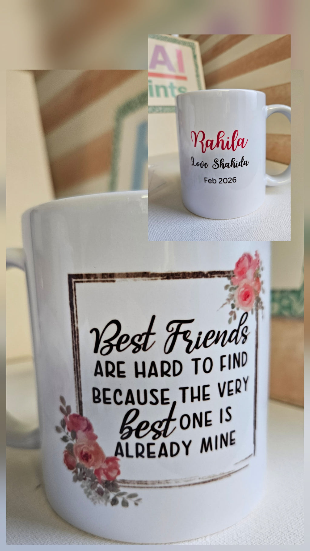 Friendship mug personalised