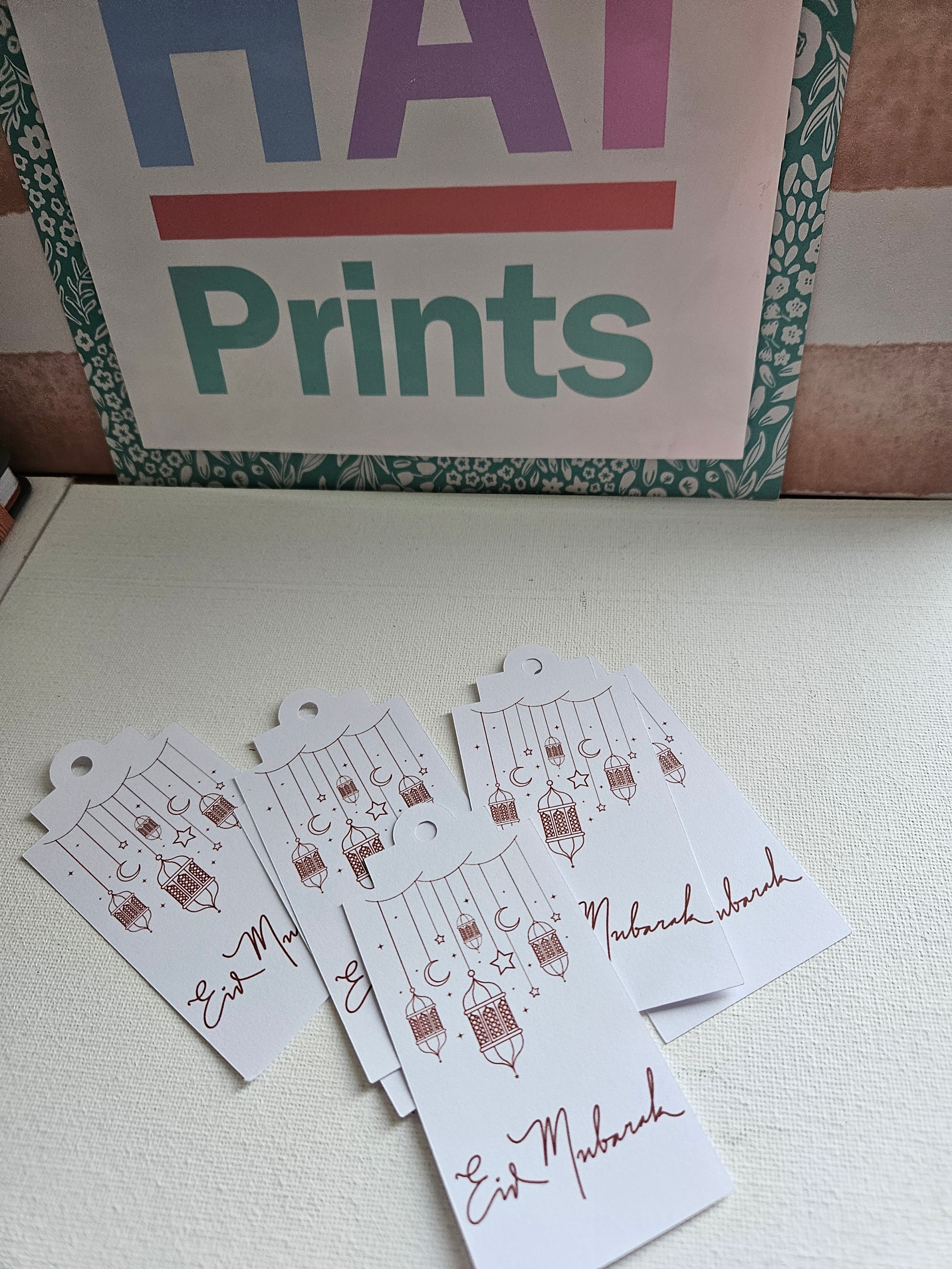 Eid mubarak gift tags