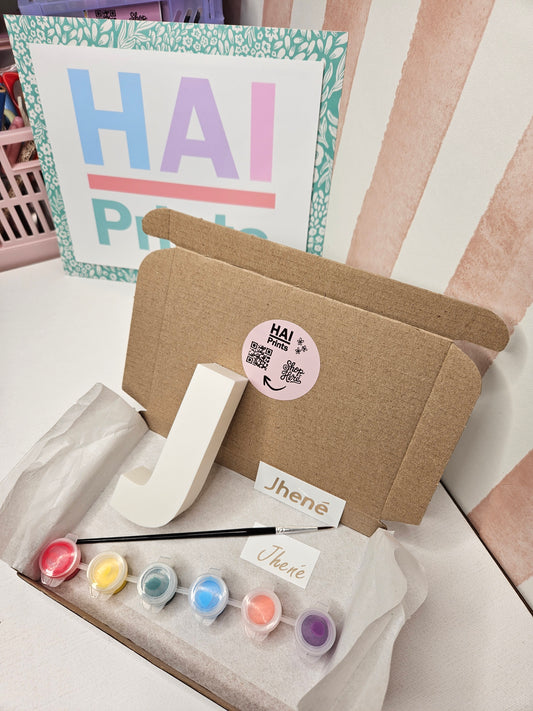 Paint your own initial