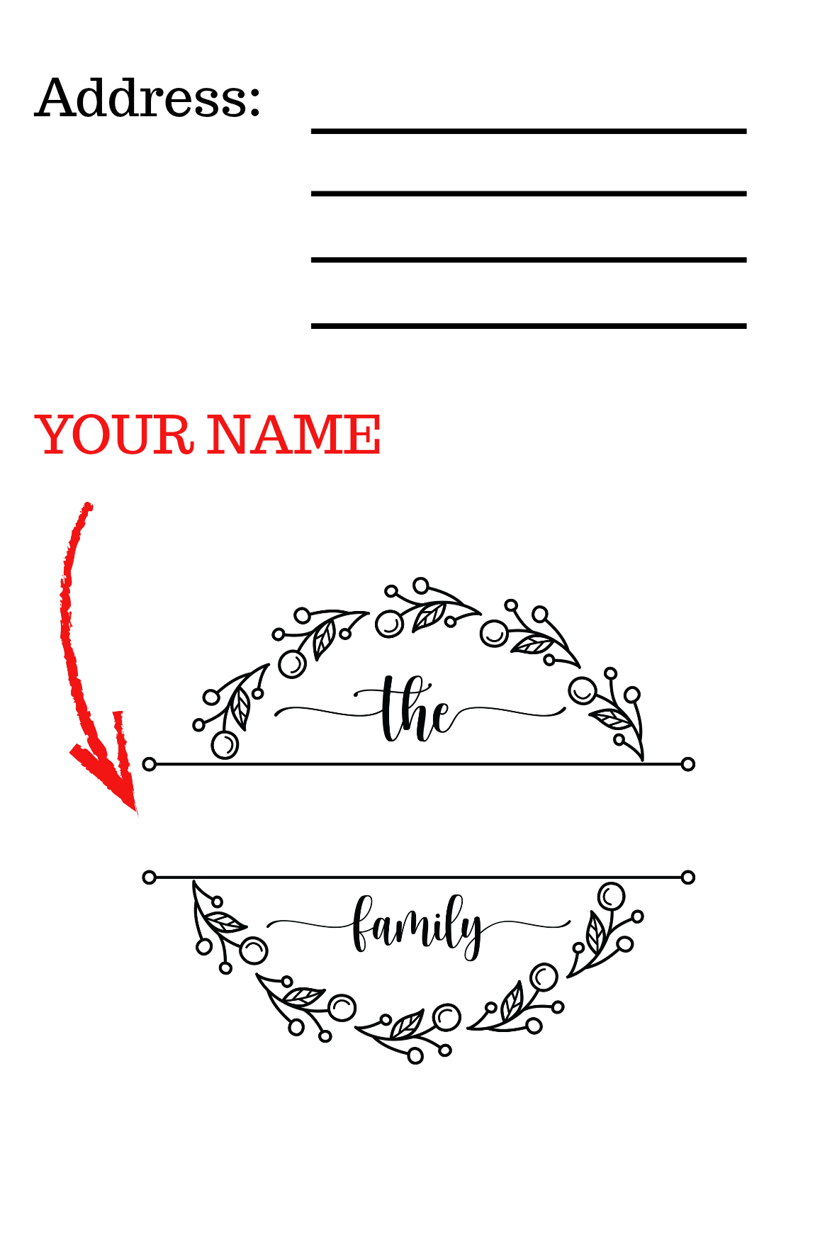 Custom postage labels