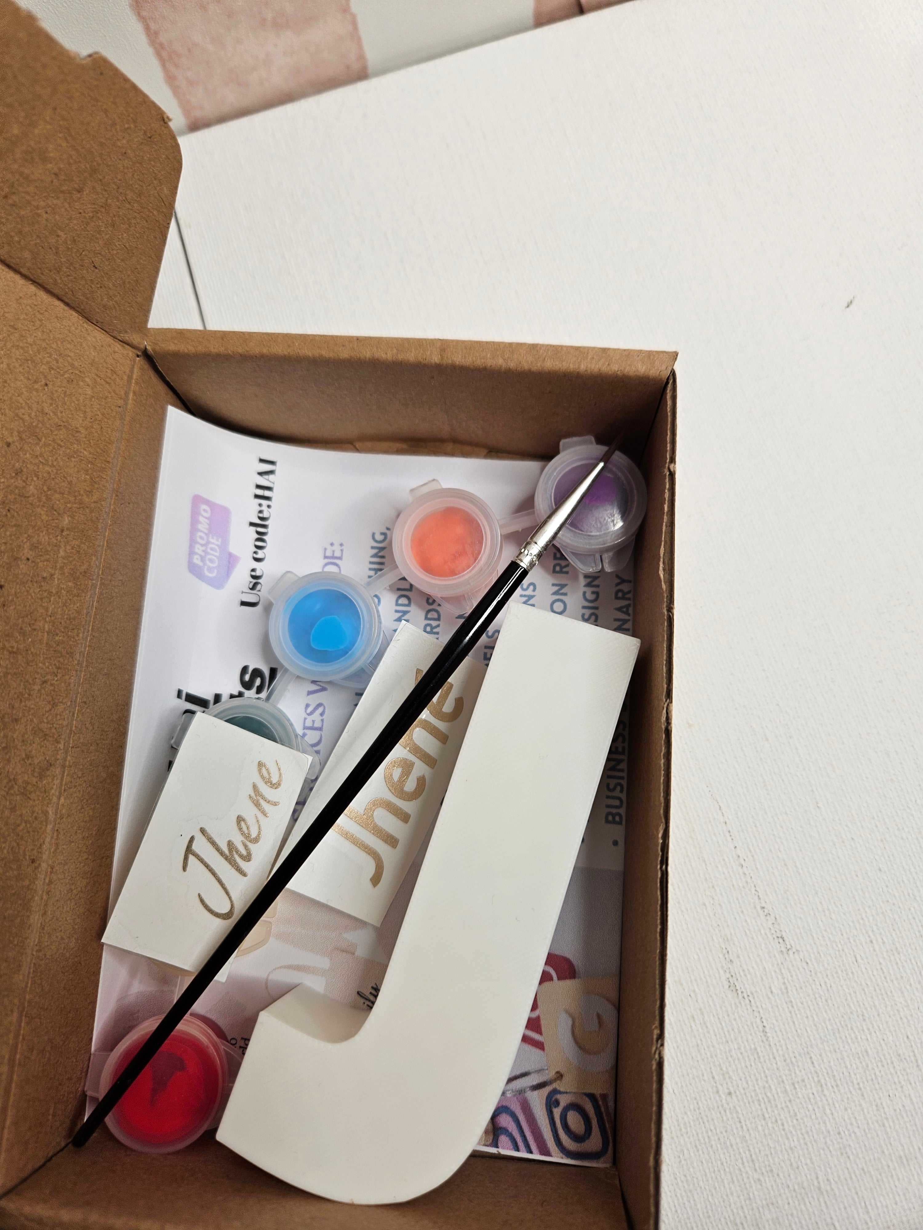 Paint your own initial