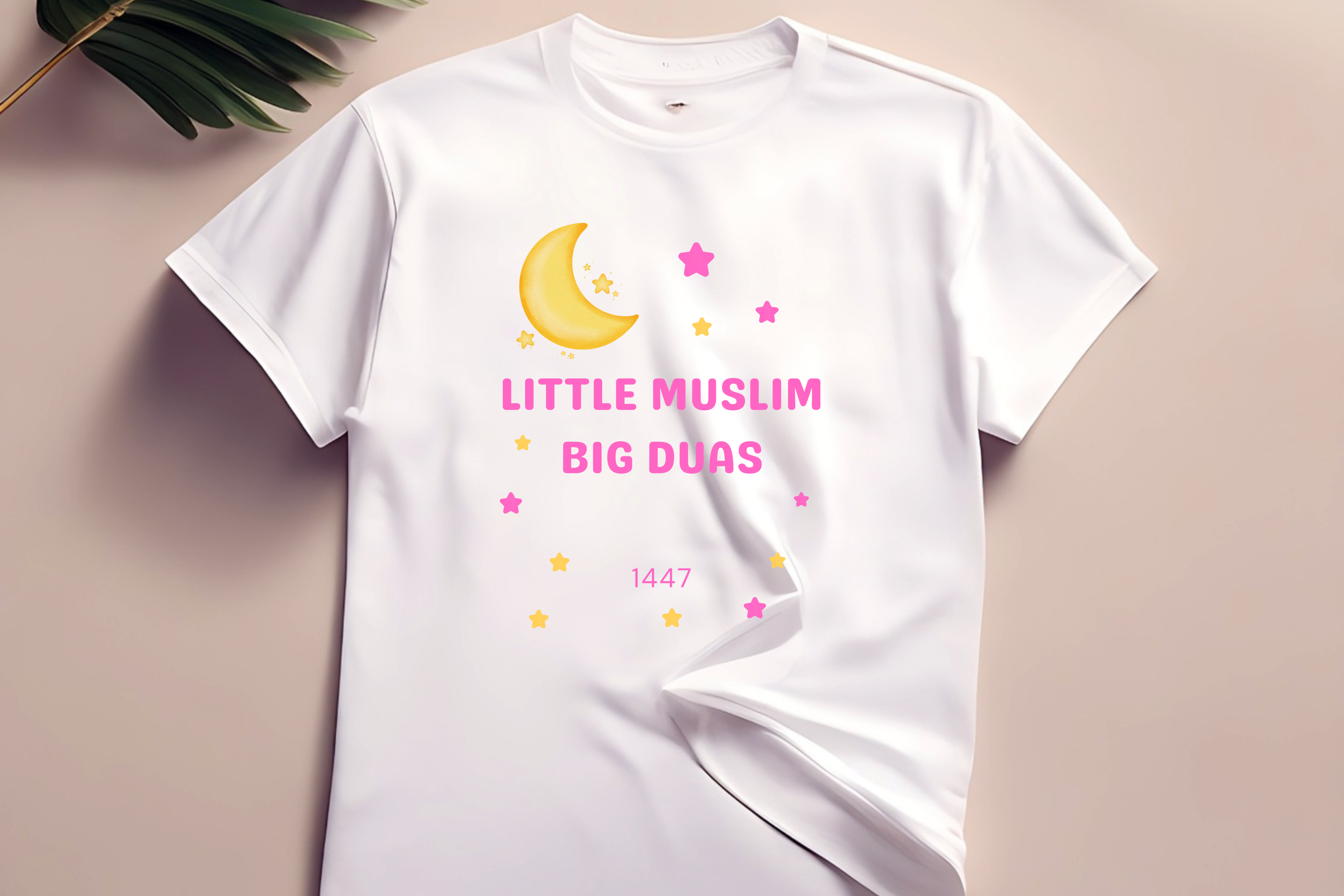 Little Muslim big duas t-shirt girls
